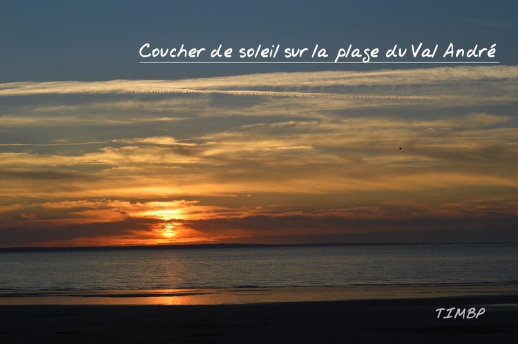 Coucher du soleil - Pleneuf Val andré copie