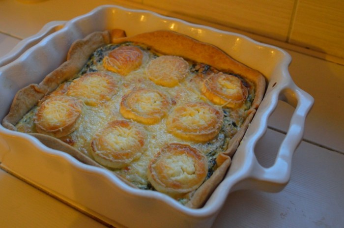 Tarte Epinard-Ricotta-Chèvre