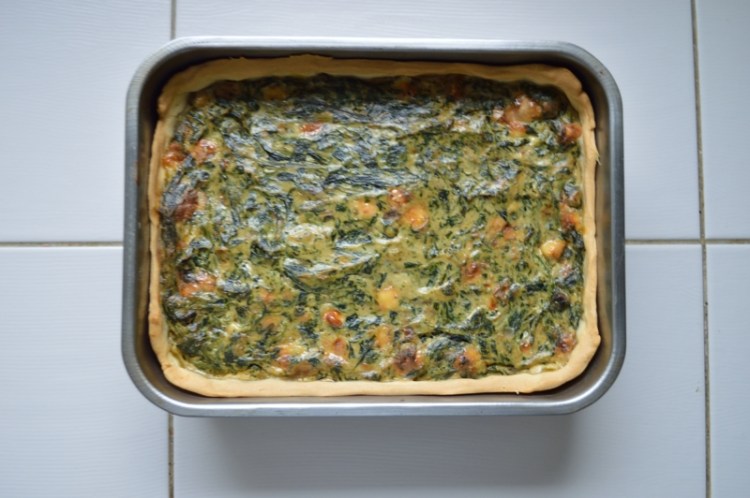 Tarte Epinards-Ricotta-Fourme d'Ambert - TIMBP