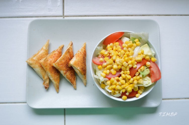 Brick - poulet - ricotta-menthe- assiette