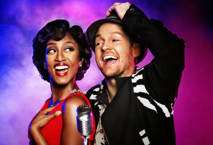 Memphis. Beverley Night as Felicia Farrell and Killian Donnelly as Huey Calhoun. Photo credit Matt Crockett. 5